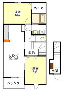 グレイスコートI・III【2階】の間取り