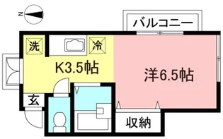 ドミール下北沢【2階】の間取り
