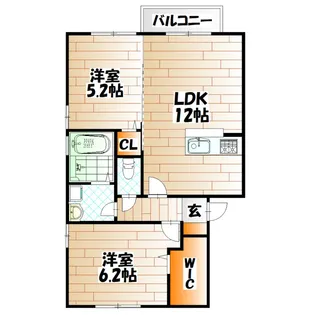 おおくぼの森【2階】の間取り