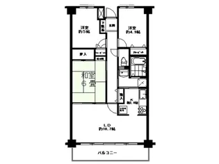 グラン・コート鴻巣【5階】の間取り