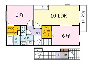 広島県安芸高田市吉田町吉田【アパート】の間取り