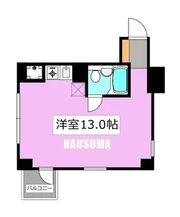 パインセンターハイツ大塚【4階】の間取り
