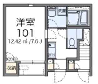 レオネクストサンハウス(54792)【2階】の間取り