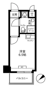 ライオンズマンション拝島第二【1階】の間取り