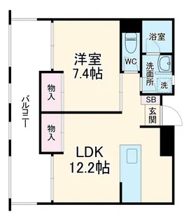 アメニティ高島台I【4階】の間取り