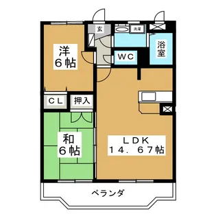 MSKコートII【4階】の間取り