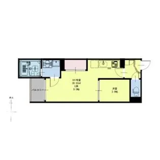 REGALEST卸町駅【1階】の間取り