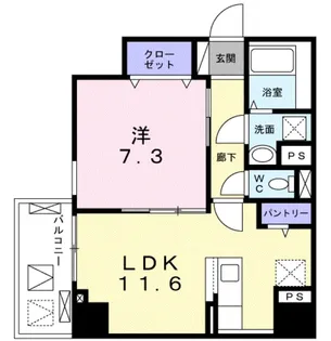 グランツ恵比寿【2階】の間取り