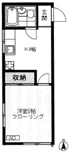 コーポチェリー【1階】の間取り