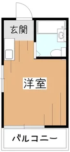 ジュネス久米川【2階】の間取り