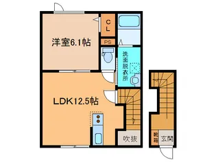 ラピスIII【1階】の間取り