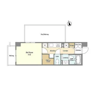 インプルーブ清澄白河【6階】の間取り