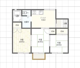 グランドハイツ【1階】の間取り