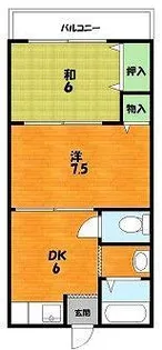 プレアール南住吉【2階】の間取り