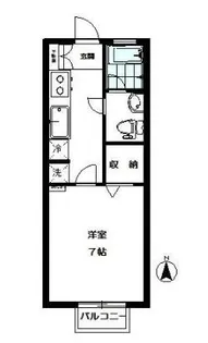 アン・ナチュール【1階】の間取り
