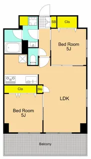 Iris南大井【3階】の間取り