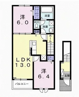 プラシード・カーサ【2階】の間取り