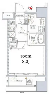 東京都文京区千駄木3【マンション】の間取り