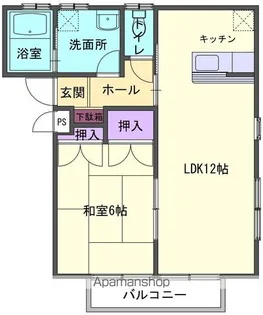 イーグルK【1階】の間取り