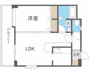 福岡県福岡市中央区舞鶴2【マンション】の間取り