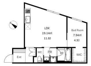 CREAL学芸大学【4階】の間取り