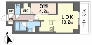 大阪府大阪市西区南堀江4【マンション】の間取り