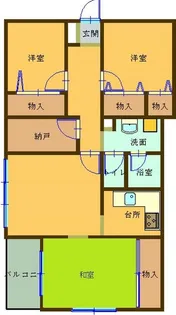 CALM清水町【2階】の間取り