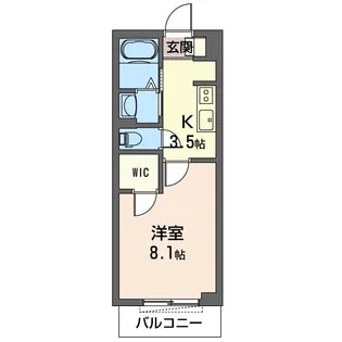 ラピス アウラ【2階】の間取り