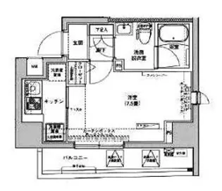 東京都北区王子3【マンション】の間取り