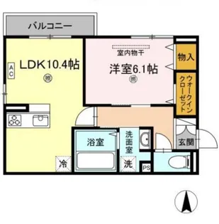 クラウドMR【2階】の間取り