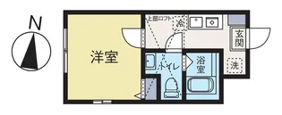 キープラグーン霞台【2階】の間取り