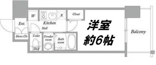 大阪府大阪市西区川口4【マンション】の間取り