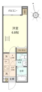 エクセラン仲六郷【3階】の間取り