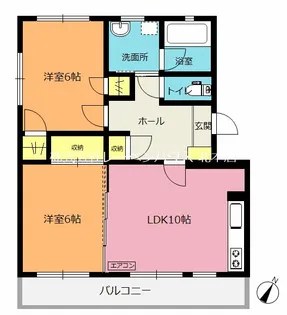 シャイニングフォールズ【2階】の間取り