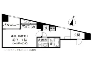 東京都渋谷区代々木3【マンション】の間取り