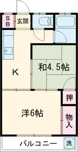 コーポ東和【3階】の間取り