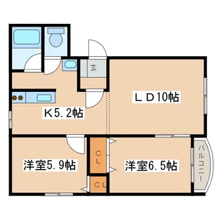 リヴィエール.K【3階】の間取り