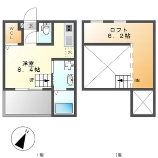 ユイットロワ【2階】の間取り