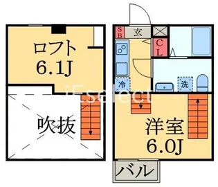 Primo検見川【2階】の間取り