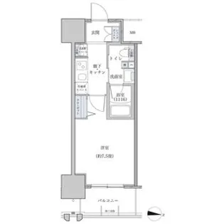 パークアクシス名古屋山王橋【9階】の間取り