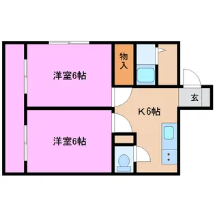 アネックス ティ【1階】の間取り