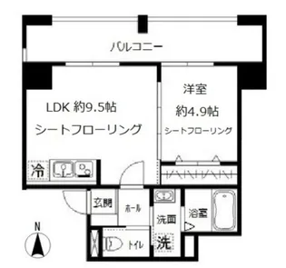 プランドール【3階】の間取り