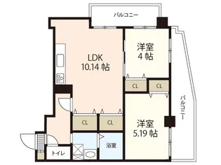 Axis Bld【5階】の間取り