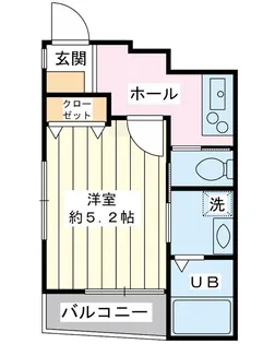 アドバンテージ堀江【3階】の間取り