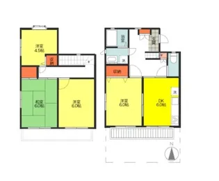 東京都練馬区南大泉1【一戸建】の間取り