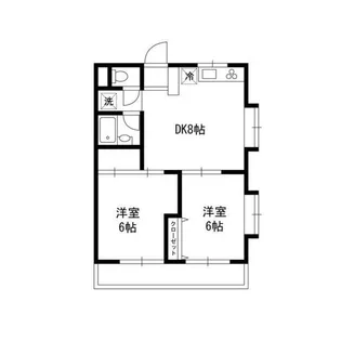 NDハイム5【1階】の間取り