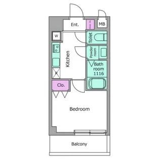 LOC’S YOKODAI【3階】の間取り
