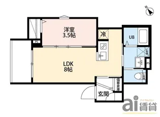 埼玉県所沢市東所沢5【アパート】の間取り