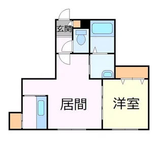 ブランノワールAMJ815【3階】の間取り