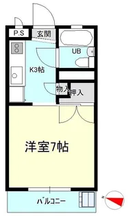 横田マンション【3階】の間取り